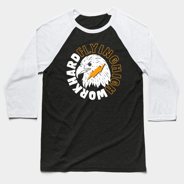 Flying High Baseball T-Shirt by Artthree Studio